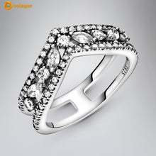 Load image into Gallery viewer, Sparkling Marquise Double Wishbone Ring