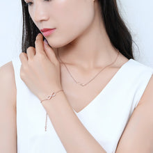 Load image into Gallery viewer, Sparkling Infinity Collier Necklace