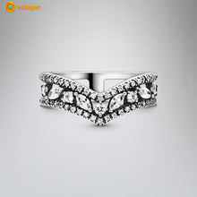 Load image into Gallery viewer, Sparkling Marquise Double Wishbone Ring