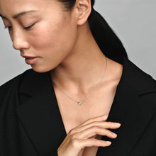 Load image into Gallery viewer, Domed Golden Heart Collier Necklace

