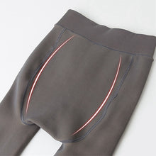 Load image into Gallery viewer, Flawless Legs Fake Translucent Warm Plush Lined Elastic Tights
